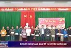 Sở Xây dựng tặng quà Tết tại huyện Mường Lát